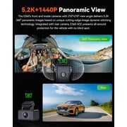 Vantrue E360 ACE 5.2K 360° Panoramic WiFi Dash Cam, Handheld Action Camera