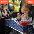 thumbnail image 3 of Bandeja de viaje PILLANI Kids para asiento de coche con juegos y bolígrafos para colorear, 3 of 6