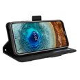 thumbnail image 5 of Case for Nokia X20 / Nokia X10 Cover Adjustable Detachable Card Holder Magnetic closure Leather Wallet Case - Black, 5 of 5