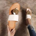 thumbnail image 7 of asdoklhq Slippers for Women Summer,Sandals All-match Flat Slippers Non-slip Outdoor Sandals, 7 of 7