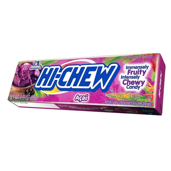Hi-Chew Sensationally Chewy Japanese Fruit Candy, Acai, 1.76 Ounce Pack of 10