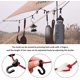 thumbnail image 4 of Percha portátil multifuncional para acampar (roja), tienda de campaña al aire libre, ropa para acampar con 8 ganchos, eslinga de viaje portátil ajustable a prueba de viento, 4 of 5