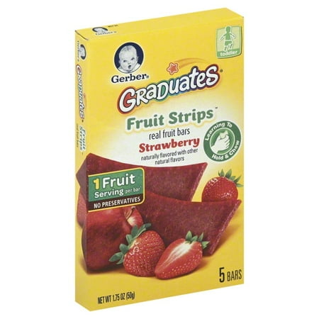 Gerber Organic Fruit Stripe Strawberry
