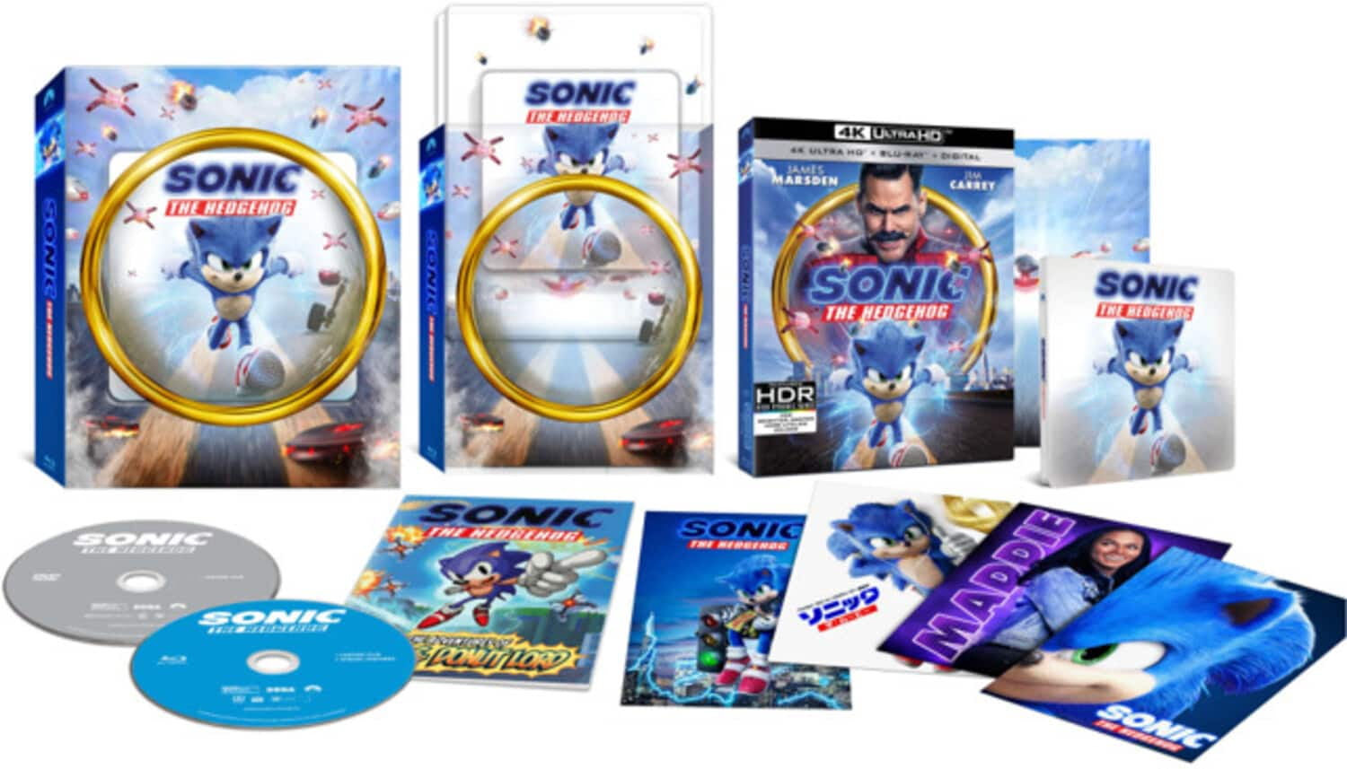 Sonic the Hedgehog (Steelbook) (4K Ultra HD + Blu-ray + Digital Copy)