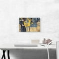 thumbnail image 2 of ARTCANVAS Music I 1895 Canvas Art Print by Gustav Klimt - Size: 18" x 12" (1.50" Deep), 2 of 9
