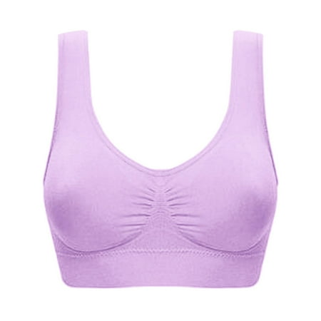 HYSYSB Sports Bras for Women balconette Bras for Women push Up Sports Bra bras for Women bra Large Sports Bra No Full Cup Adjustable Bra seamless B 5XL