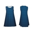 thumbnail image 7 of Logiee Dark Blue Print Summer Dresses for Women,Beach Sleeveless Flowy Pocket Tshirt Tank Sundresses,Women's Sleeveless Dress, 7 of 7
