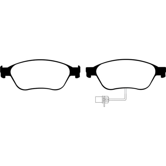 EBC 03-10 Audi A8 Quattro 4.2 Redstuff Front Brake Pads Fits select: 2004-2006 VOLKSWAGEN PHAETON, 2007-2009 AUDI S8