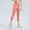 004 Orange, variant on Hvot&aat Women's Ultra Soft High Waisted Seamless Leggings Solid Color Tummy Control Workout Yoga Pants - Classic Style