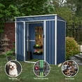thumbnail image 5 of JAORD Metal Outdoor Storage Shed,Steel Utility Tool Shed Storage House with Sliding Door, Metal Sheds Outdoor Storage for Backyard Garden Patio Lawn, 5 of 7