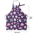 thumbnail image 2 of Cauagu Skull mushroom space Aprons with Pockets,Waterproof Apron for Women,Kitchen Cooking Apron Adjustable Bib Aprons Chef Apron for Cooking,Drawing,Crafting, 2 of 8