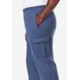 thumbnail image 4 of KingSize Men's Big & Tall Fleece Cargo Sweatpants, 4 of 5