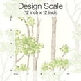 thumbnail image 6 of RoomMates Green, Birch Grove Peel & Stick Wallpaper, 6 of 27