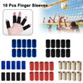 thumbnail image 2 of Active Radiance Sports Finger Support Protector Volleyball Basketball Finger Guard Bandage, 2 of 8