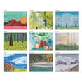 thumbnail image 5 of 2026 Desk Calendar, Emotional Artwork, Standing Flip Desk Calendar, Wire-O Bound, Thick Paper, 14 Sheets, 8"x7.9", 5 of 15