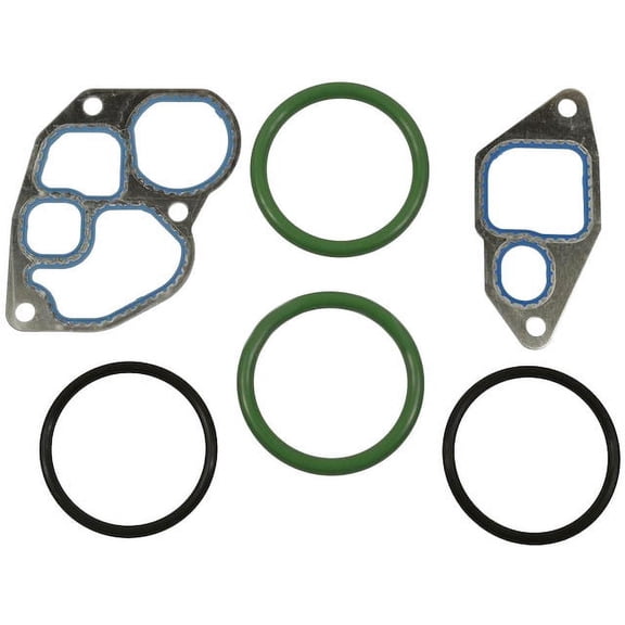 Oil Cooler Gasket Set - Compatible with 1994 - 1997 Ford F-350 7.3L V8 1995 1996
