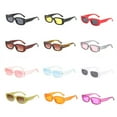 thumbnail image 2 of 12 Pack Square Sunglasses For Party Trip Women Men Different 12 Color UV Protection 12 Pack Multicolor other, 2 of 6