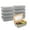 Gray / 21 oz / 200 Count, variant on Cafe Vision 71 oz Gray Paper Take Out Container - Hinge Lock - 8 3/4" x 6 1/2" x 2 1/2" - 200 count box