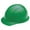 Green, variant on Hard Hat, Americana, Polyethylene, 4 Point Ratchet, Type 1, Class E, Hi-Vis Lime