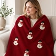 thumbnail image 5 of Tyidzon Christmas Throw Blanket, Soft Warm Fleece Blanket 28 x 39 in for Sofa Bed, Cozy Christmas Home Decor, 5 of 6
