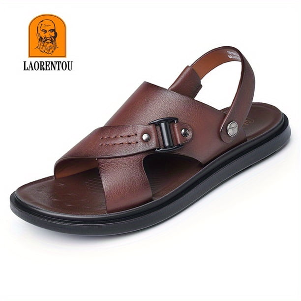 LAORENTOU Sandalias antideslizantes para hombre, zapatos de playa cómodos resistentes al desgaste, verano