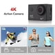 thumbnail image 3 of Cámara de acción 4K WiFi Cámara deportiva 16MP 173° Gran angular, 3 of 8