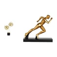 thumbnail image 1 of Estatua de hoja,Estatua de hoja para decoración del hogar,artesanías y obras de arte,Estatua del corredor,Estatua de corredor,escultura de arte abstracto,figura,Figura de personaje, 1 of 8