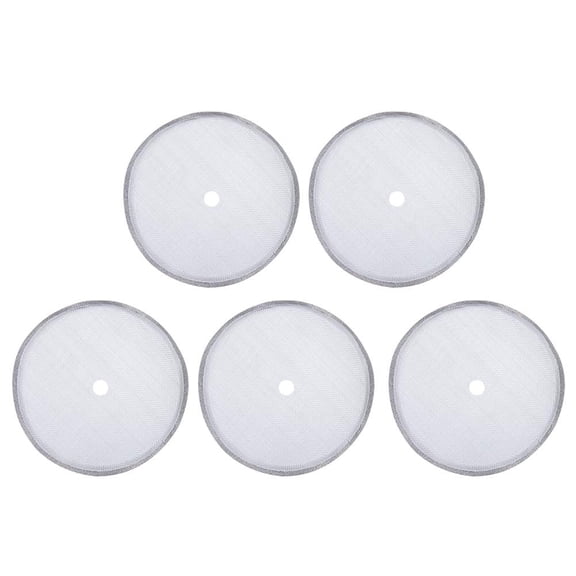 Hfnggwee 5-Pack 3" Stainless Steel French Press Filters - Replacement Mesh Screens for 600ml Coffee Makers - Durable & Fine Filter C412-109