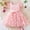hwj# Pink529, variant on Huowey Baby Girls Toddler Dresses Ribbed Striped Ruffles Long Sleeve Casual Floral Print Patchwork Button Down Crewneck Ruffles Pleated Sundress Summer Breathable Party Dailywear,White,1-2 Years
