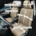 thumbnail image 6 of IKABEVEM Seat Covers Custom Fit Honda CR-V 2015 2016 Full Set Faux Leather(5 Seats, Beige), 6 of 7