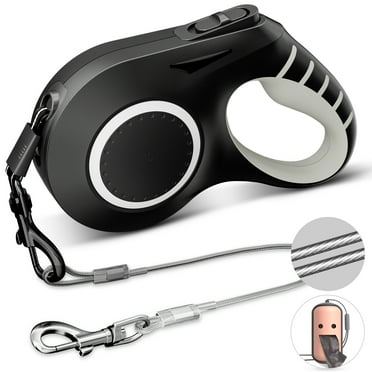 BEBANG Retractable Dog Leash with Chew Proof Wire Rope, 20ft Dog Leash Retractable with Poop Bag Dispenser for Small Medium Large Dog Up to 110lbs