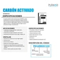 thumbnail image 2 of Carbón Activado Concha de Coco Para Sistemas de Tratamiento de Agua Purikor PKCARBON1240, 2 of 4