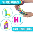 thumbnail image 2 of Cubos apilables KOMARC GAMES StickiKubes 125 cubos, 5 colores, 2 of 5