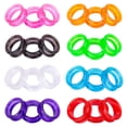 thumbnail image 1 of 24pcs Silicone Scissors Finger Rings Dog Grooming Pet Shears Ring Thumb Inserts, 1 of 8