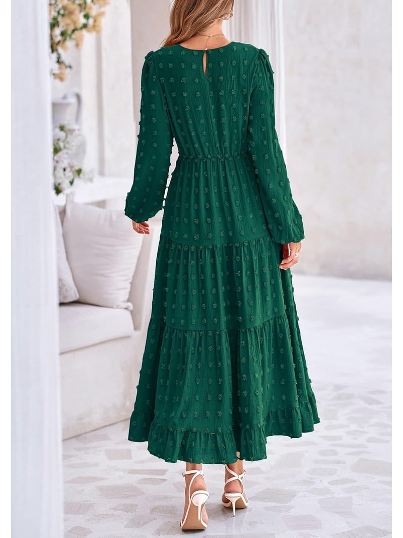 flowy elegant maxi dress Azure Flowy Chiffon Front Twist Maxi Dress main image 1