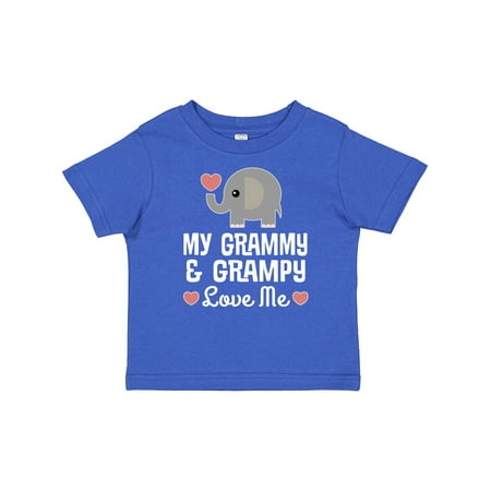 

Inktastic Grammy and Grampy Love Me Grandchild Boys or Girls Baby T-Shirt