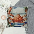 thumbnail image 2 of Ocean Decor Sofa Cushion Cover Vintage Beach Crab White Sofa Pillows Lobster Nursery Decor Modern Pillow Cover Case with Zippe for Bedroom Sofa Couch  Housewarming Gift, 2 of 5