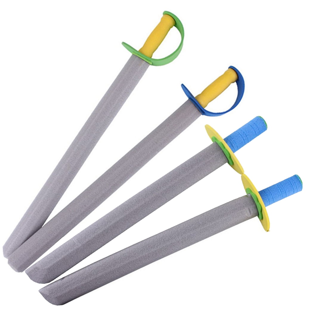 4PCS Sword Toy Creative Funny Foam Sword Weapon Toy Pretend Play Toy Sword toy for Kids