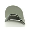 thumbnail image 3 of Classic Snapback Referee Hat High Profile Flat Bill Visor Adjustable Back Cap, Grey Red, 3 of 3
