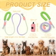 thumbnail image 2 of Uxcell Dog Leash with Padded Hands Free, 6.6ft/2m Adjustable Bungee Dog Training Leash, No Pull Heavy Duty Rope(Blue Pink, Pink Bag), Intended for Large Medium Pet Running/Hiking/Walking, 2 of 7