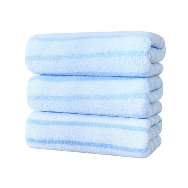 Yhmxh Toallas de algodón para baño, juego de toallas de baño de lujo, juego de toallas suaves de alta absorción, incluye toallas de mano.