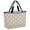 Beige, Tan, Oatmeal, Cream, variant on Beige Circle Beach Bag for Women, Large Breathable Mesh Beach Tote Bag, Geometric Aesthetics Modern Abstract Art Sandproof Lightweight Travel Bags for Vacation Picnic Swimming Pool 15.7"x15.7"x9.1"