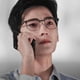thumbnail image 2 of Montura de gafas para hombre guapo con miopía que se puede equipar con lentes planas antirradiación de luz azul Montura de gafas sin graduación para mujer, 2 of 3