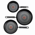 thumbnail image 2 of T-fal 3-Piece Skillet Set, Heavy Gauge Forged Aluminium with Titanium Non-stick Coating, Dishwasher Safe, 2 of 6