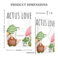 thumbnail image 3 of KLL Cactus Gnome Pattern Electrical Outlet Covers, 3" x 5" 1 Pack Electric Receptacle Plug Covers for Decorator Receptacle Outlet & Switch-Style S, 3 of 6