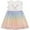 Fluffy rabbit, variant on WIBACKER 2-7T Toddler Little Girl Tutu Tulle Dress with Rainbow Skirt Short Sleeve Birthday Party Sundress - 1 Piece
