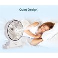 thumbnail image 4 of Ventilador portátil con refrigeración USB recargable, mini, blanco, 4 of 5