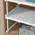 thumbnail image 3 of Expandable Shelf Stackable 121lb Load Bearing Divider Storage Rack, Versatile For Cabinets, Closets And Washbasins, 3 of 8