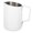 white, variant on Yajisi 450ml 201 Stainless Steel Milk Frothing Pitcher with Scale & Slanted Mouth for Latte Art & Home Café