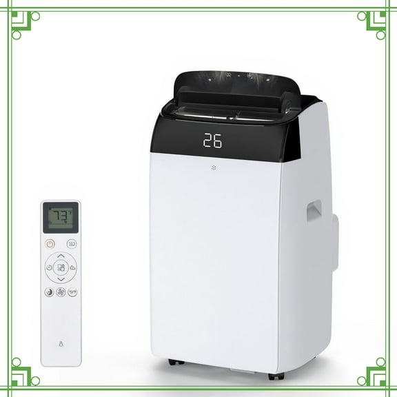 12000 BTU Portable Air Conditioner, 3-in-1 Quiet AC Unit with Remote, Fan & Dehumidifier, Cools Rooms up to 550 Sq.Ft, Easy Install for Home/Office